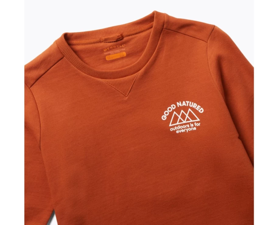 Merrell Women's Good Natured Fleece Crew Neck Sweatshirt - Potters Clay